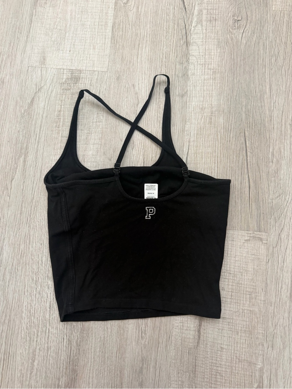 PINK Victoria's Secret All Day cotton square neck bra tank